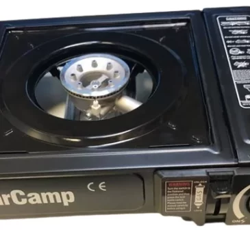 Cestovní plynový vařič GearCamp BDZ-155-A na plynové kartuše + kufřík