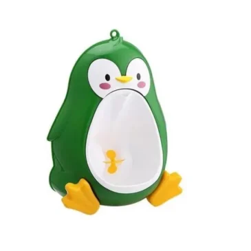 AFF Dětský pisoár tučňák – zelenobílá