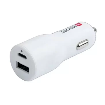 Rychlonabíječka do auta USB-C a USB-A – 20 W – SKROSS DC27C-PD20