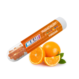 Praskací kuličky Mr. Blast – Pomeranč – 100 ks