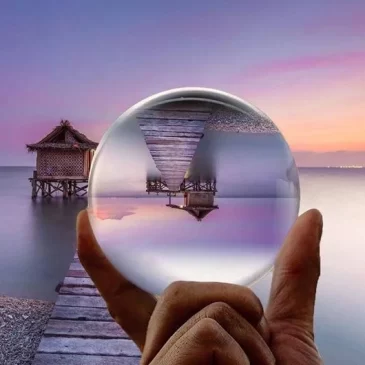 Zaparkorun Skleněná fotokoule