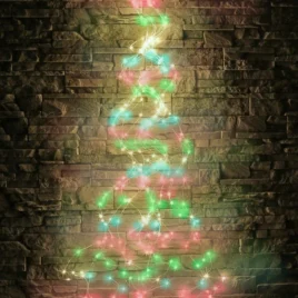 Vánoční osvětlení vlasy anděla 200 LED 9W – barevné