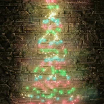 Vánoční osvětlení vlasy anděla 200 LED 9W – barevné