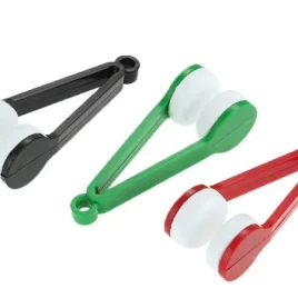 VERK Přívěšek na klíče na čištění brýlí jako mikro hadřík – mix barev