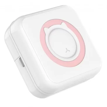 Zaparkorun Přenosná tiskárna Mini Print pro chytré telefony – růžová