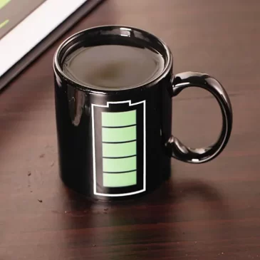 Ruhhy Měnící se hrneček dle teploty nápoje – baterie – 330ml