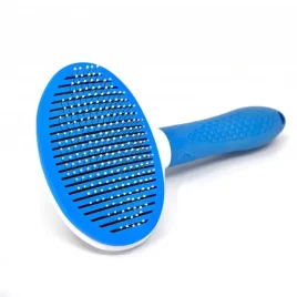 Zaparkorun Inovativní kartáč na vyčesávání srsti PETBRUSHY – modrý