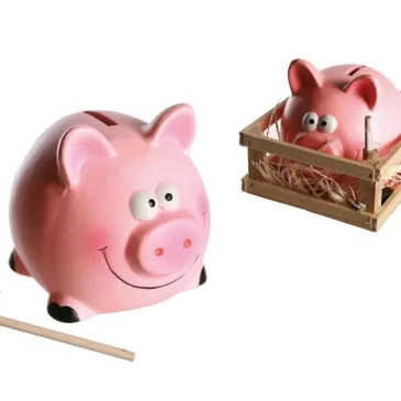 OUT OF THE BLUE KG Pokladnička – prasátko s kladívkem