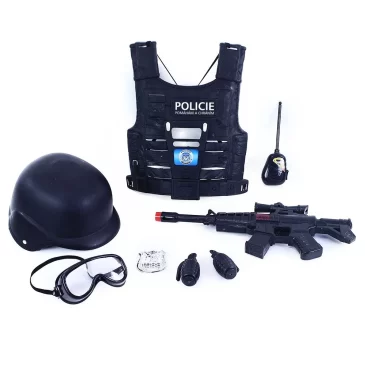 RAPPA Dětská policejní vesta s příslušenstvím – Rappa