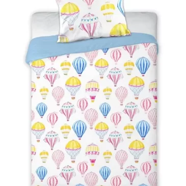 FARO Povlečení do postýlky Balóny Bavlna, 100/135, 40/60 cm