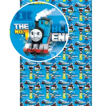 JERRY FABRICS Dětské prostěradlo – Mašinka Tomáš – 90 x 200 cm – Jerry Fabrics