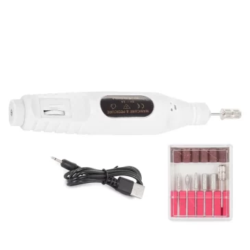 Zaparkorun Profesionální elektrická bruska na nehty – růžová