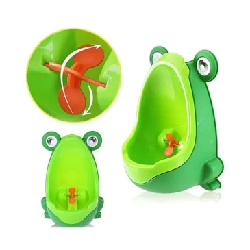 Zaparkorun Dětský pisoár ve tvaru žáby – zelený