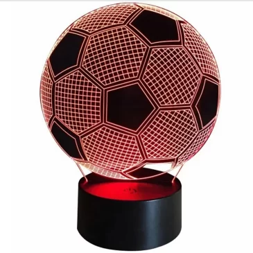 Zaparkorun Noční 3D LED lampa – fotbalový míč