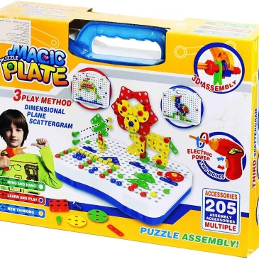 Zaparkorun Šroubovací stavebnice s vrtačkou – 205 dílů