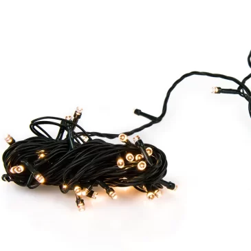 Vánoční světýlka – 100 LED – 10 m – teple bílá