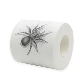 Toaletní papír s motivem pavouka