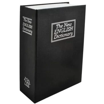 Pokladnička ve tvaru slovníku malá – černá – Malatec