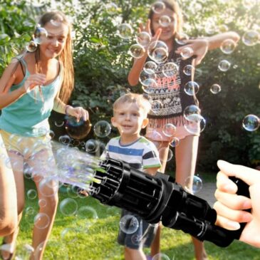 Zaparkorun Bublinková pistole Bubble gun – černá