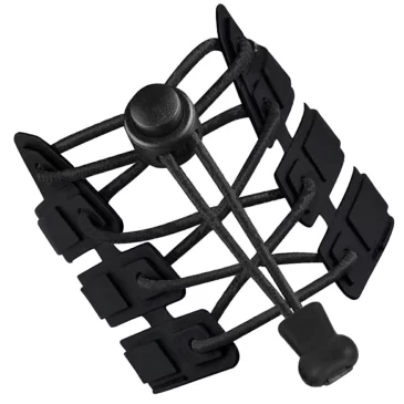 Zaparkorun Elastické gumové stahovací tkaničky – 100 cm – černé