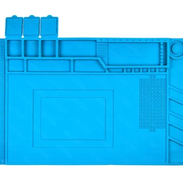 Multifunkční antistatická silikonová servisní podložka – modrá