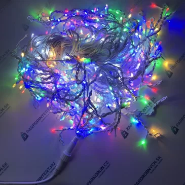 Venkovní LED vánoční závěs 25M+ 500LED – colored