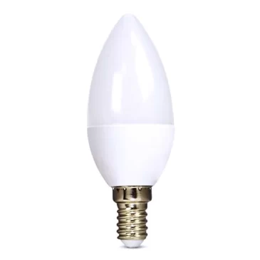LED žárovka Solight WZ409-1, svíčka, 6W, E14, 3000K, 510lm