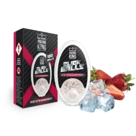 Praskací kuličky Aroma King – Ledová jahoda – 100 ks