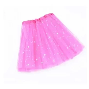 Zaparkorun Princeznovská sukně s LED světlem – růžová