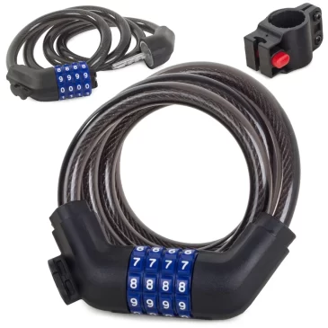 Bezpečnostní zámek na kolo s kódem