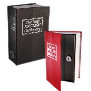 Pokladnička ve tvaru slovníku – černá – Malatec