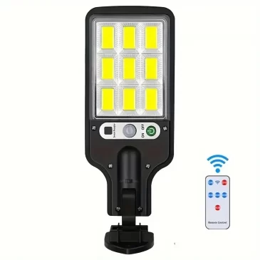 LED nástěnná lampa se solárním napájením a senzorem pohybu 108COB
