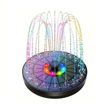 Svítící LED solární zahradní fontána – Gardlov