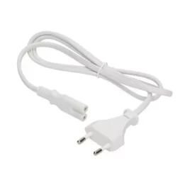 Originální napájecí kabel 2-pin pro ohřívací boxy na jídlo YS-001/YS-004 – 220V – 80 cm – bílý