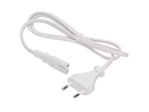 Originální napájecí kabel 2-pin pro ohřívací boxy na jídlo YS-001/YS-004 - 220V - 80 cm - bílý