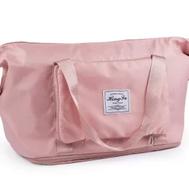 Zaparkorun Dámská skládací cestovní taška Foldaway Travel Bag – růžová