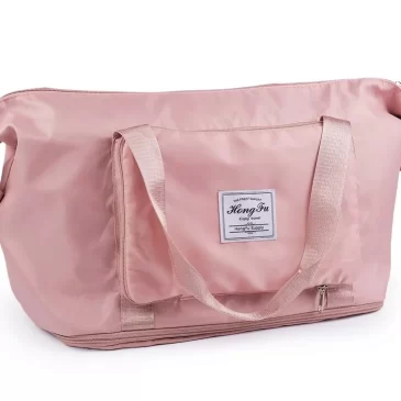 Zaparkorun Dámská skládací cestovní taška Foldaway Travel Bag – růžová