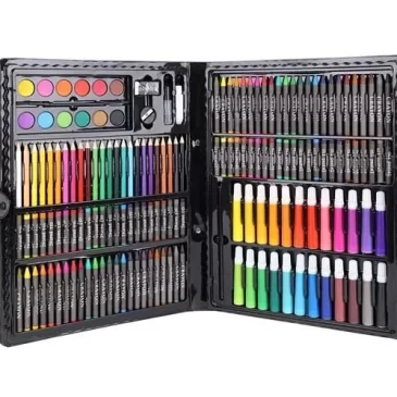 Kreativní výtvarná sada v praktickém kufříku – 168 ks – MAALEO