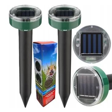 Solární odpuzovač krtků a dalších škůdců – 2ks