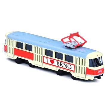 RAPPA Kovová tramvaj Tatra T3 – 16 cm – I Love Brno – Rappa