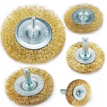 Zaparkorun Drátěné kotoučové kartáče pro vrtačku – 5 ks