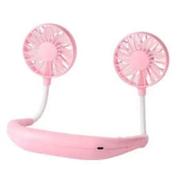 Zaparkorun Přenosný větráček na krk – růžový