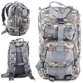 VERK Voděodolný survival batoh – turistický – 30 l – bílá