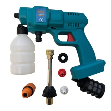 Aku ruční vysokotlaký čistič TIGO MD-201 + 2x baterie + praktický kufřík + příslušenství