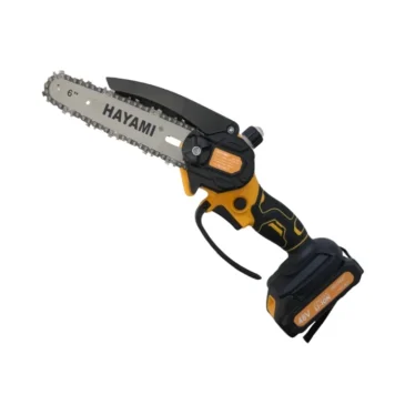 Akumulátorová řetězová 6″ pila HAYAMI HA-1001 + 2x baterie + příslušenství