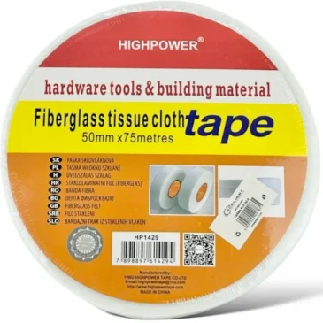 Bílá sklolaminátová páska HIGHPOWER HP1429 – 50 mm x 75 m