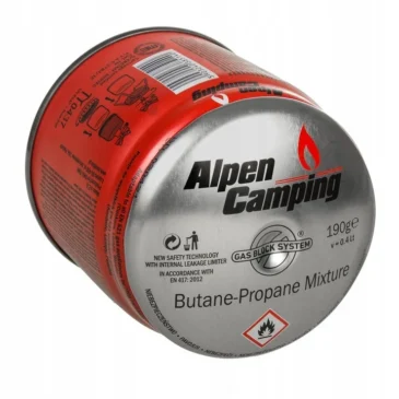 Propichovací plynová kartuše Alpen Camping – 190 g