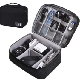 Zaparkorun Velký cestovní organizér na elektroniku – black