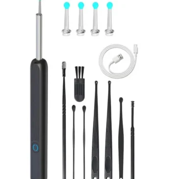 DexXer Praktický otoskop s HD kamerou – NE3 – černý