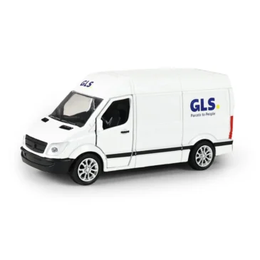 RAPPA Kovové autíčko GLS s otevíracími dveřmi – 14 cm